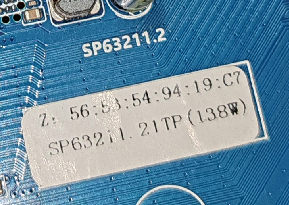 SP63211.21S 138W SP63211.2 4K ネットワーク WiFi TV マザーボード、よくテスト済み、138W の物理写真