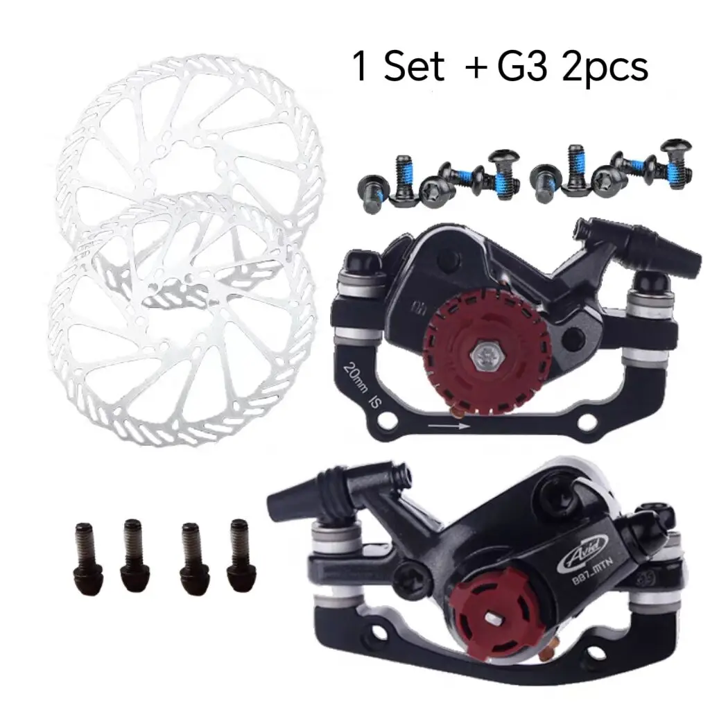 Avid-Bicycle Disc Brake Calipers, BB5, BB7 for SRAM MTB, Front and Rear Line Pulling, G3 Rotor 160