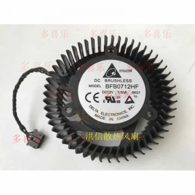 

WW 1PCS GTX460 480 580 GTX680 670 Graphics Card Fan BFB0712HF DC12V 0.07A Turbo Fan