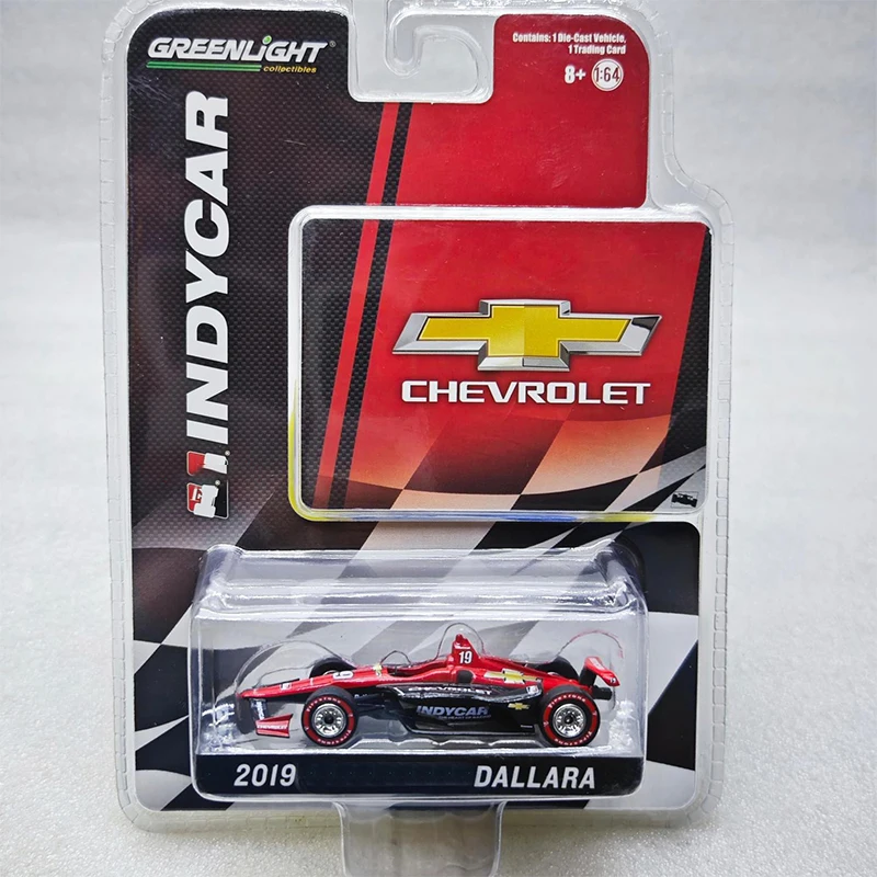 Greenlight 1:64 Dallara Universal Pneumatic Kit IndyCar Sonsio Diecast Model Alloy Car Child Christmas Gift Collect Ornaments