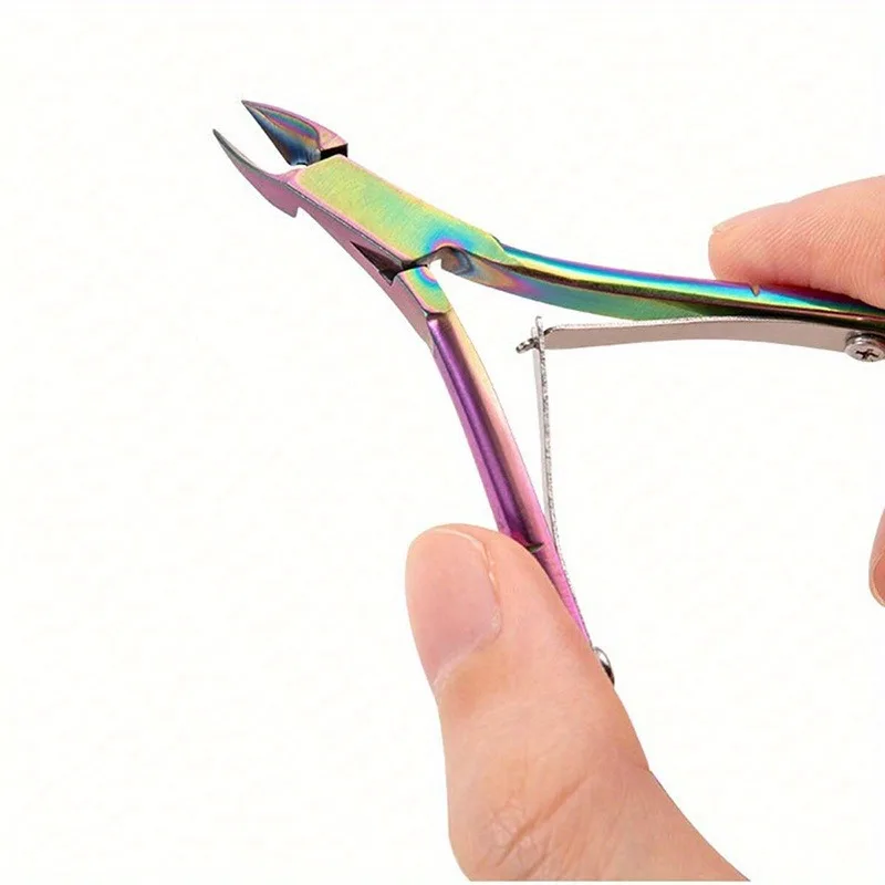 스테인레스 스틸 손톱깎이 세트, U자형 니퍼, 엣지 커터, 큐티클 푸셔 및 죽은 피부 제거제가 포함된 매니큐어/페디큐어 도구