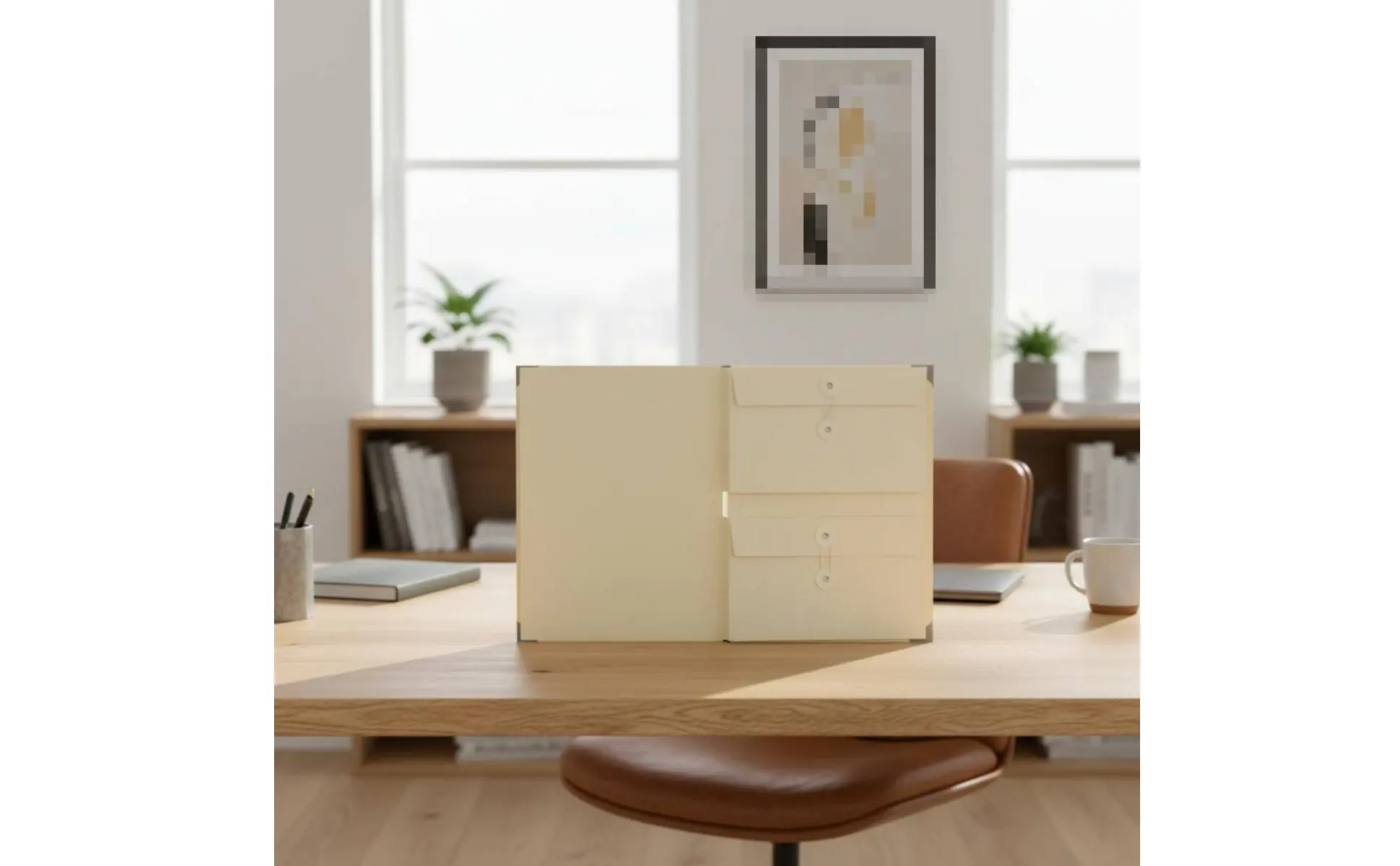 Manila Pocket Binder Expandable Accordion File Folder Expanding File Folder Easy to Organize Expanding Document Organizer
