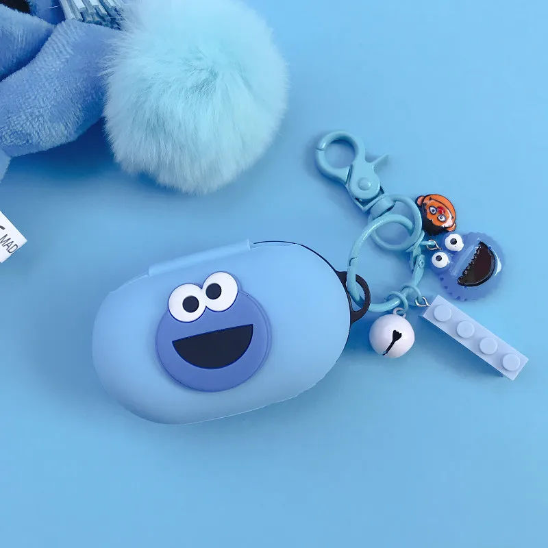 Cartoon Silicon Case For Samsung Galaxy Buds / Galaxy Buds+ Charging Sleeve Wireless Earphone Protective Cover For Samsung Buds+