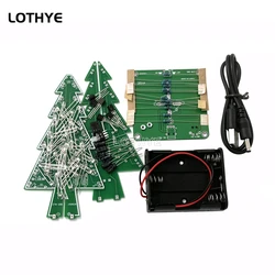 DIY Speaker Atmosphere Light Kits 3D LED Tree Soldering Assembly DIY Electronic Kit 3/7 Color Electronic DIY Welding For Speaker