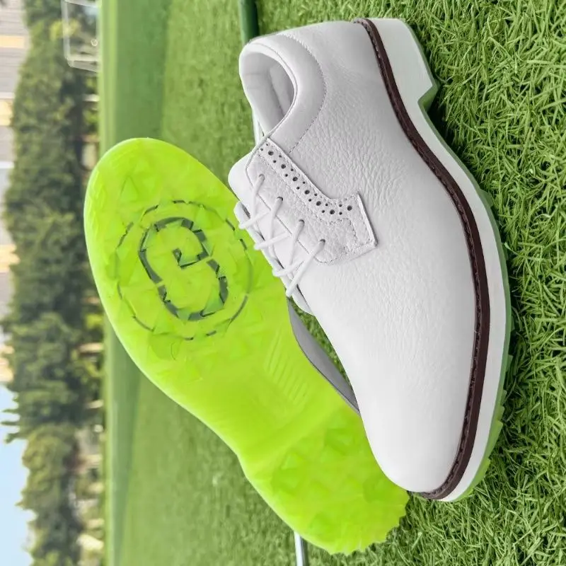 

2025 New Men Golf Shoes Black Blue Walking Shoes for Mens Brand Designer Golf Sneakers Man Leather Golf Training