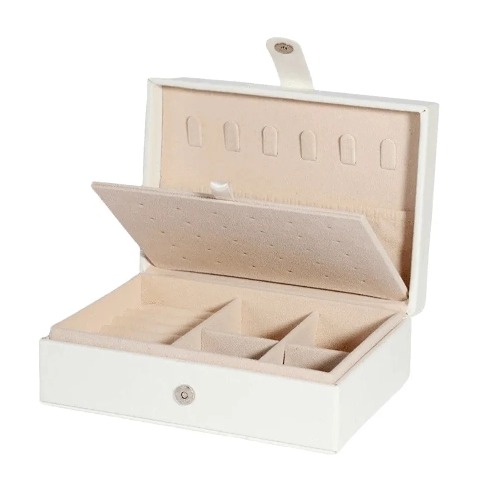 

Шкатулки для украшений большой вместимости, портативные, многофункциональные, для хранения ожерелий, колец, сережек, из высококачественной искусственной кожи