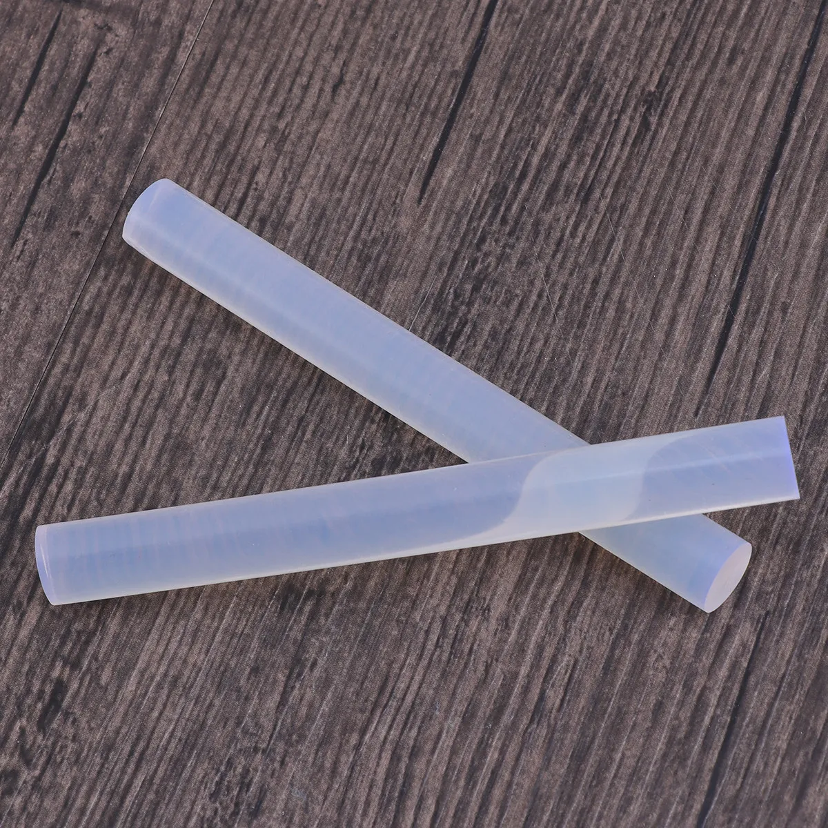 

10Pcs 11x100mm Hot Melt Glue Sticks Clear Non-Yellowing Strong Adhesive Flexible Odor-Free for DIY Crafts Wood Metal Glass