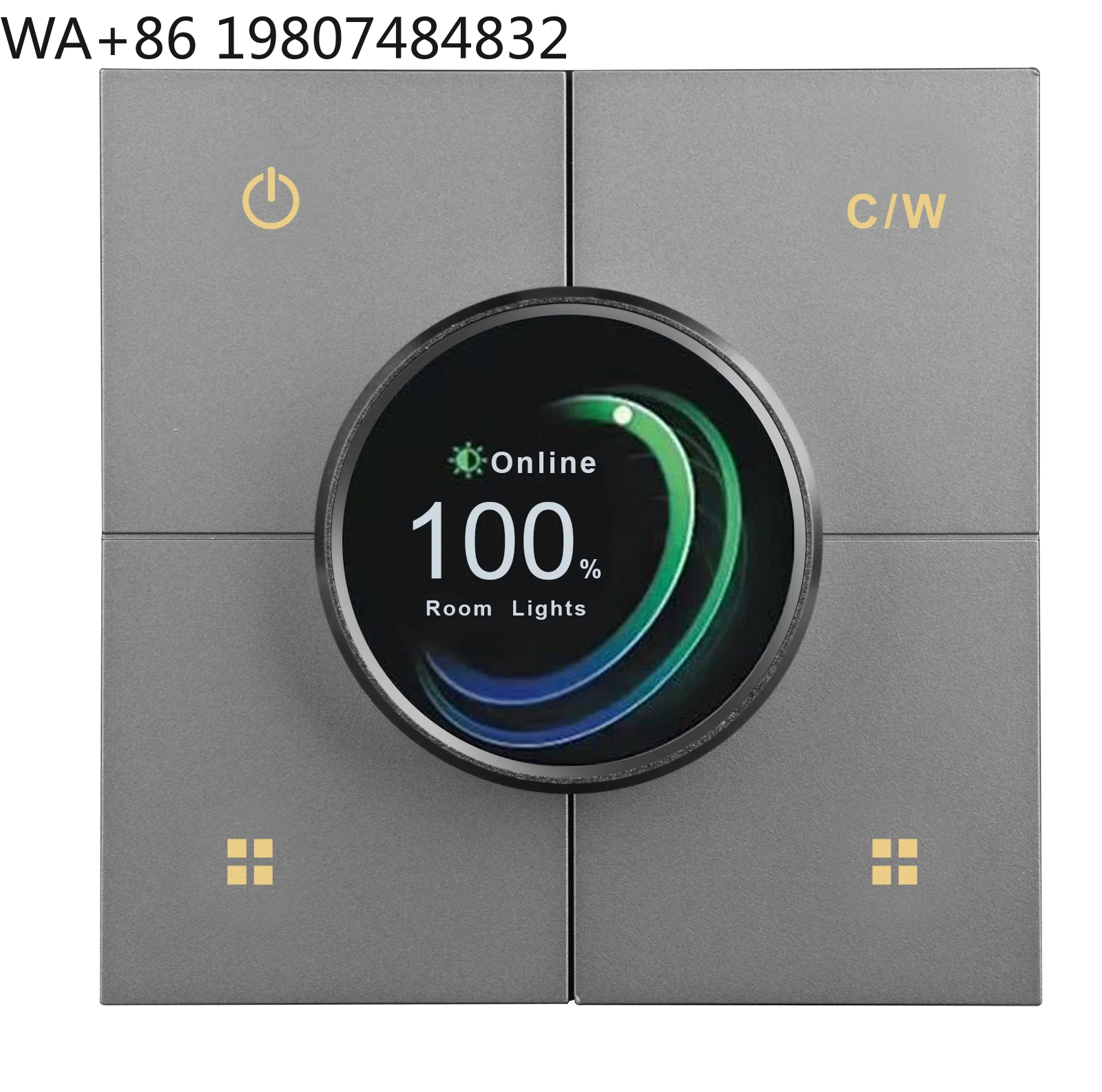 Modern WiFi  Rotary Knob Smart Temp Regulator Water Gas Boiler Underfloor Warm Controller App Voice Home Hotel HVAC Control