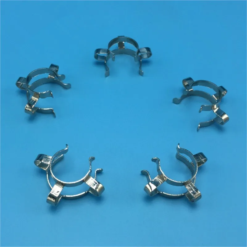 1/5/10pcs 10/12/14/19/24/29/34/40/45# Plastic alkali stainless steel interface Keck Clamp Glass Ground Joint