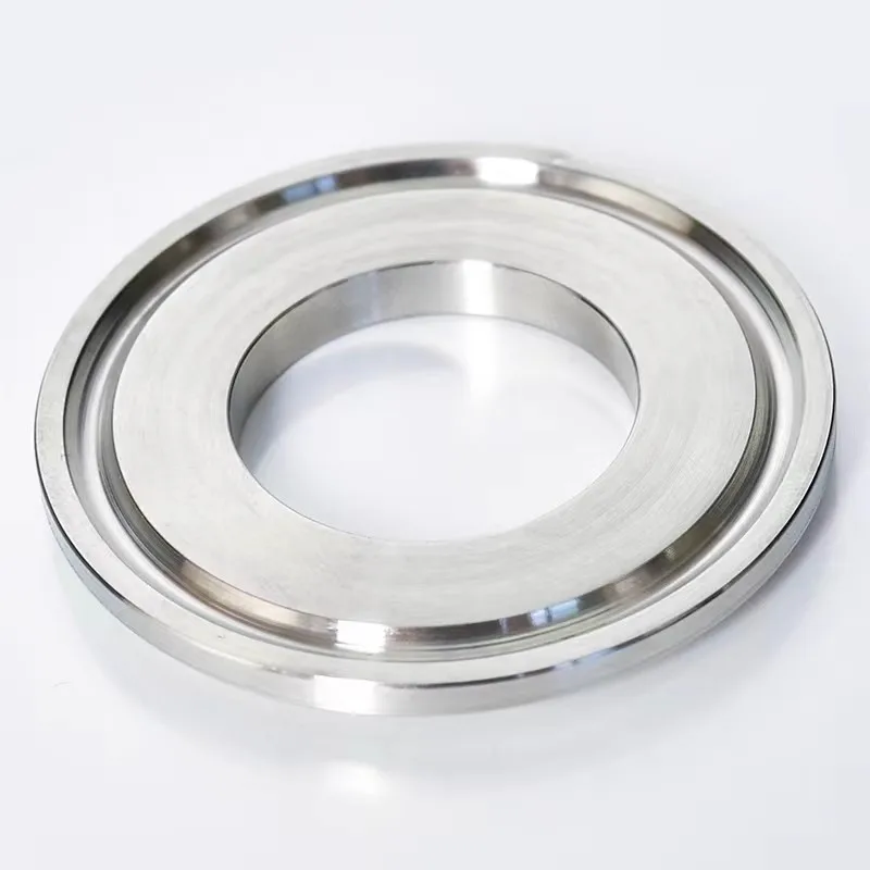 19mm-102mm Blind Cover Tri Clamp End Cap With Central Hole Sanitary SS304 Stainless Steel Quick Opening Blind Disk Pipe Fitting