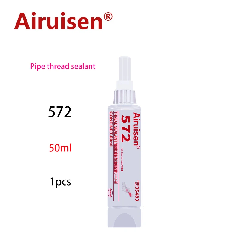 

Ai Rui Sen 572 50ml Pipe Thread Sealant Anaerobic Sealing Adhesive Flat Metal Fitting Glue Alternative To Sealing Tape Paste