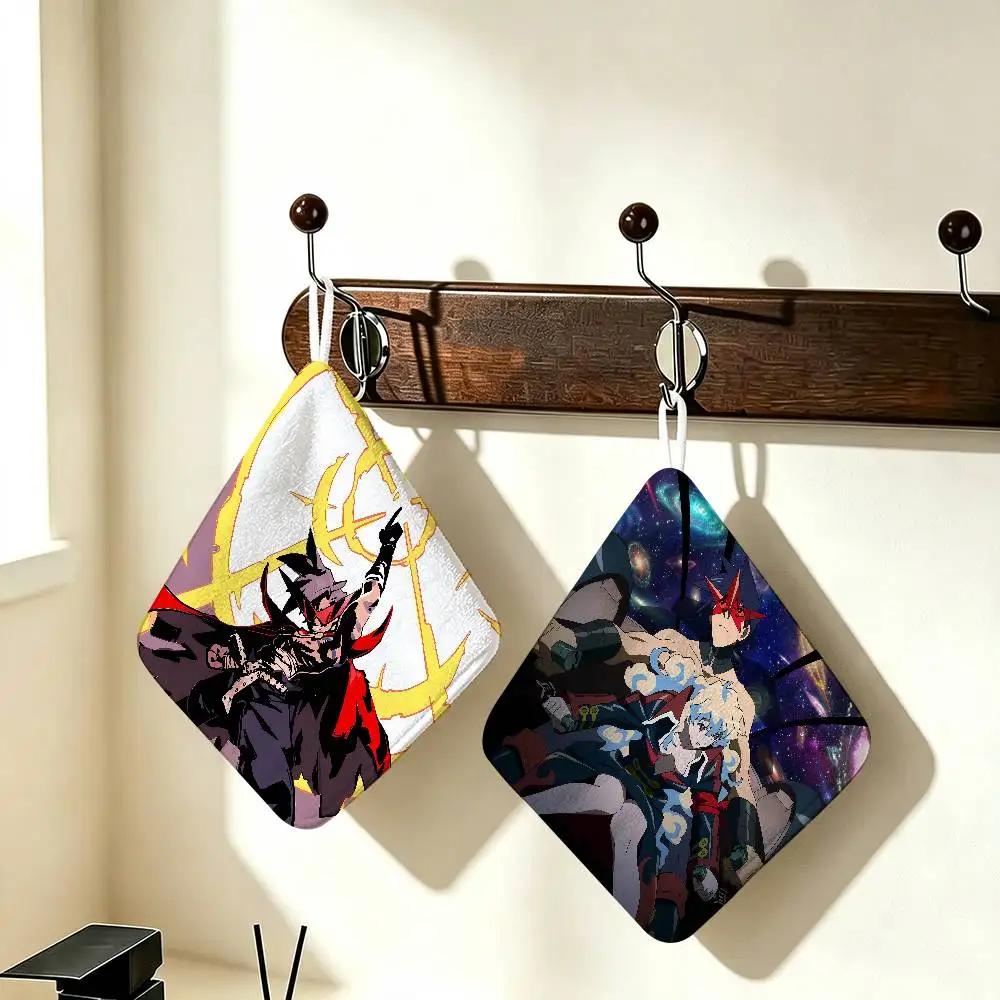 Anime G-Gurren Lagann Hand Towel Set Natural Hypoallergenic, Soft Absorbent Quick Dry Towels For Bathroom Kitchen