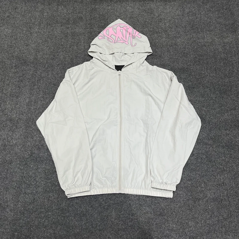 Syna World Qui Dry lange Sve jas met rits, capuchon en broek met rechte pijpen, bijpassende herfstoutfit voor koppels Faionable Brand