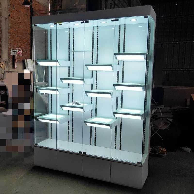 Smart digital appliances, figurines, tech models, shoes, bags, showrooms, live streaming rooms, daily necessities display cabine