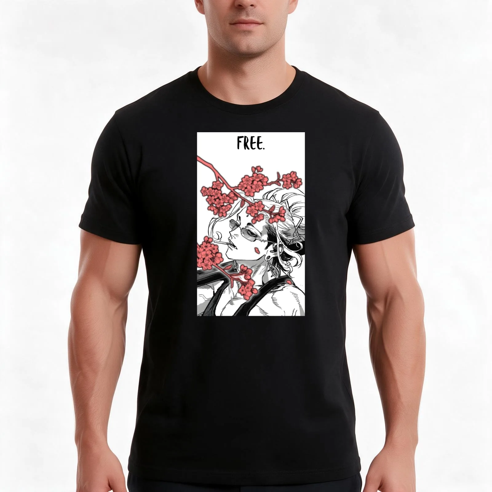 Buddha Record Of Ragnarok FREE . T-Shirt Summer Casual Cotton Tee, Unisex Men Women
