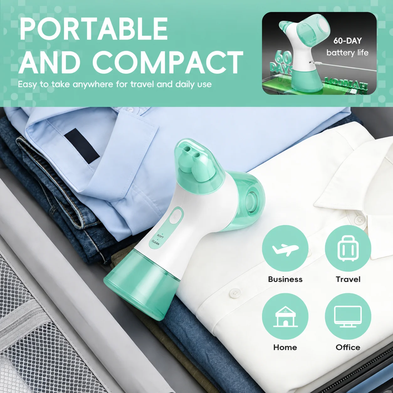 Nasal Irrigation System Sinus Rinse Machine with Water Tank & Waste Collection Tank - Nose Cleaner for Sinus,Allergy Relief gallery 5