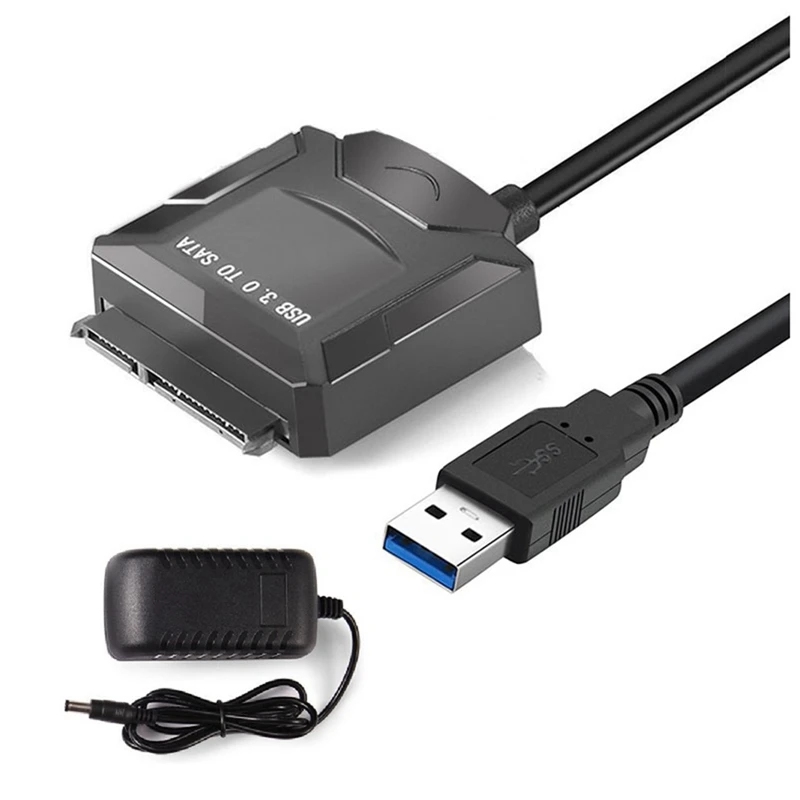 

Кабель-адаптер Sata с USB 3,0 на Sata, конвертер 2,5/3,5 дюйма, жесткий диск для HDD SSD, кабель USB на Sata