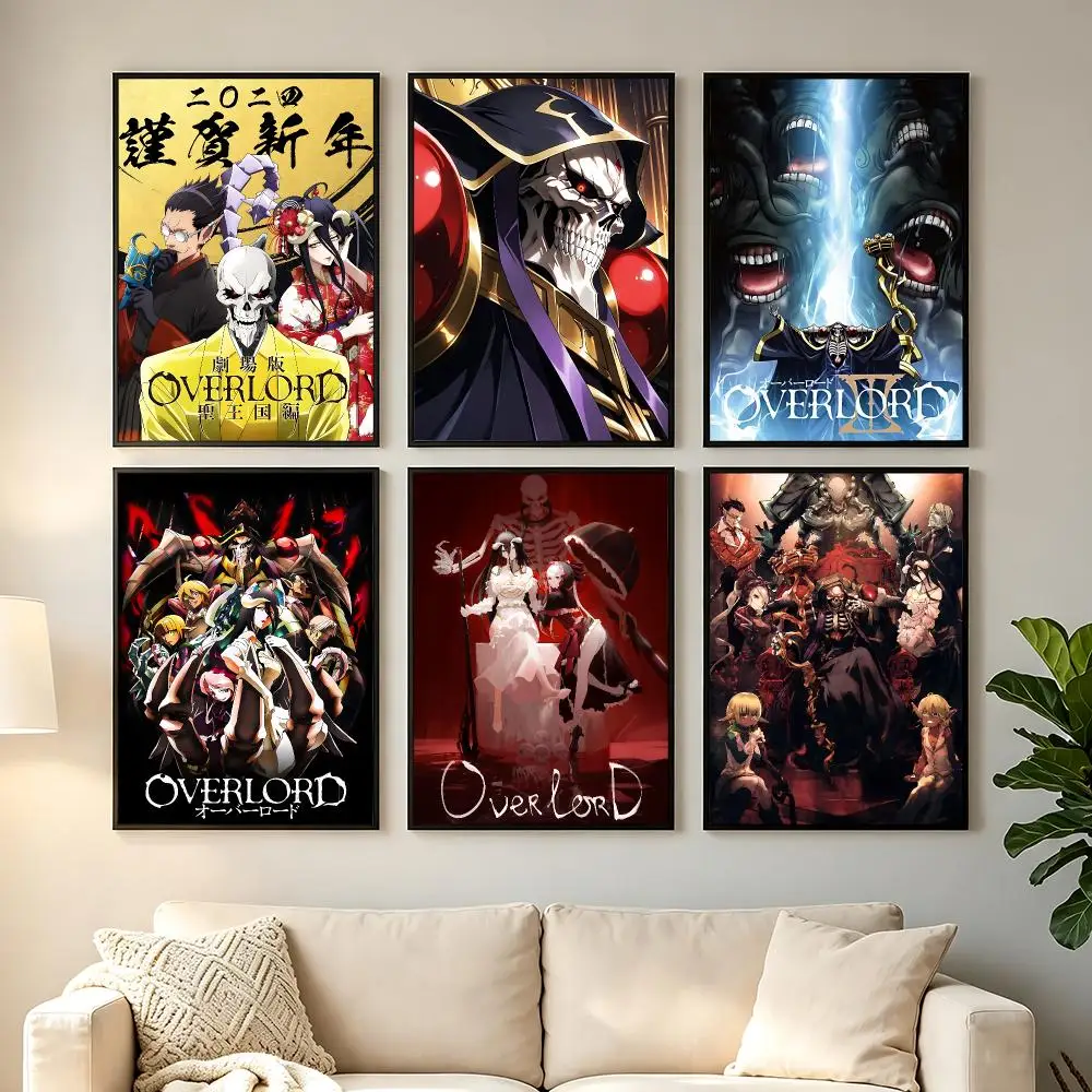 anime Overlord III Poster Poster HD Printing Comfortable and Fresh Style Wall Art Home Decor Living Room Cafe Gift