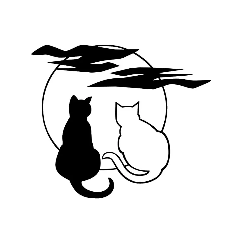 Two Cats Looking At… - image
