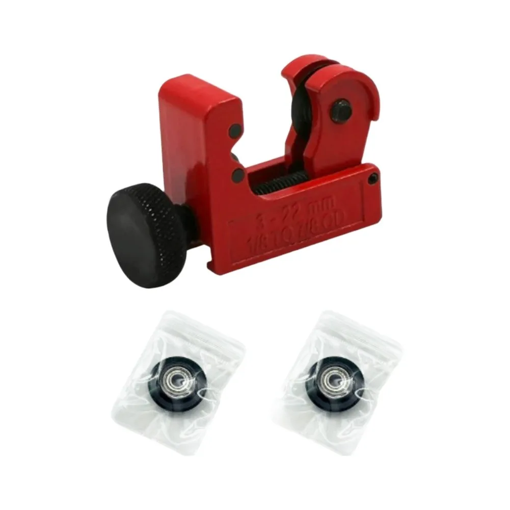 Compact Tube Slicer Designed for 3-22mm Tubing Sizes Used with For Copper Brass Aluminum PVC and Plastic Pipes