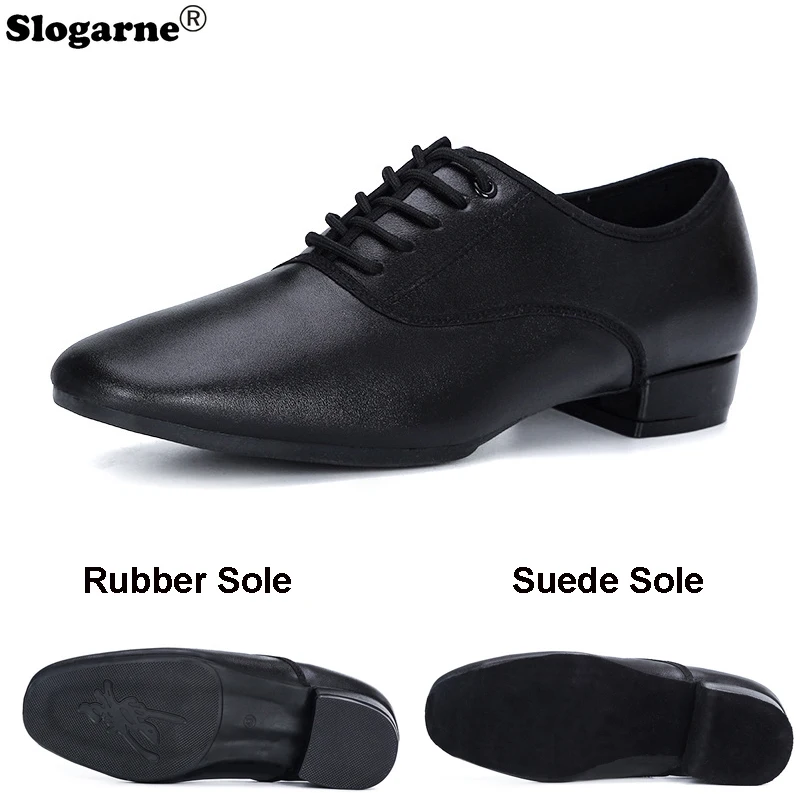 New Modern Dance Shoes Men Soft Suede Sole Latin Shoes Large Size Male Jazz Waltz Tango Ballroom Dance Shoes Man Dance Foot Wear
