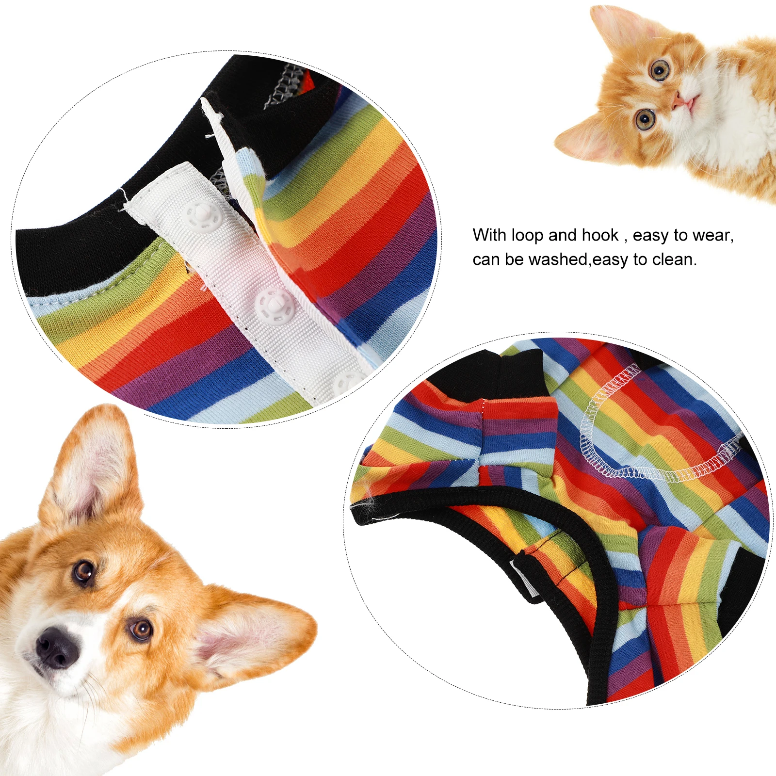 

Anti scratch Dog Surgical Suit Puppy Sterilization Cotton Pet After Surgery Clothes Warm Cone Alternative Protects Crotch