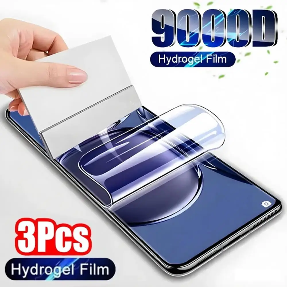 Hydrogel-Folie 3 Stück Displayschutz für Samsung S23 S20 S21 S22 Plus Ultra Note 20 9 10 Plus A52S A30 A53 A51 A50 A21S
