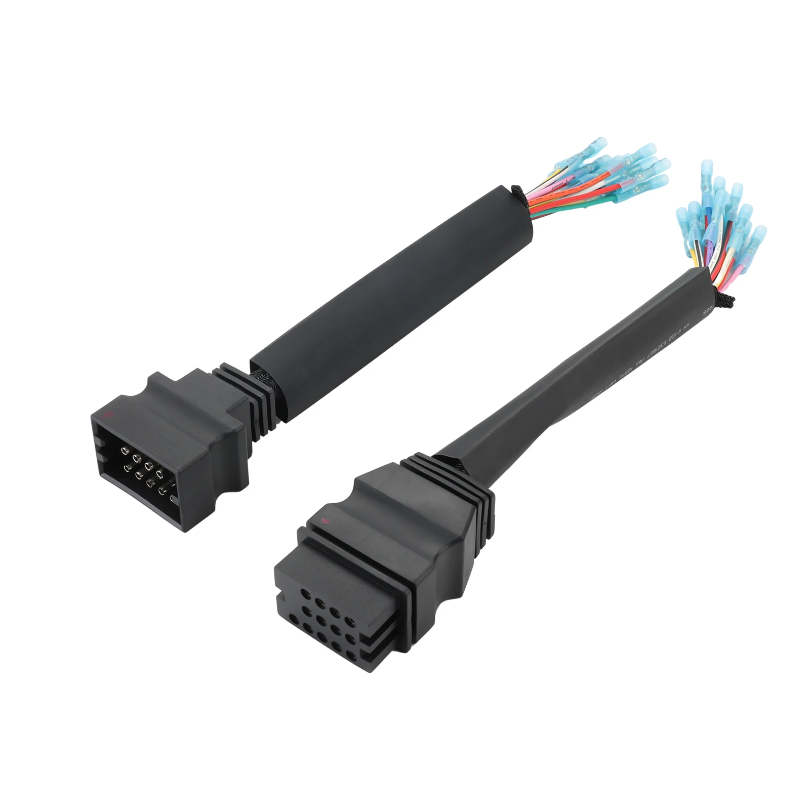 New 13 Pin Snowplow Connector Pigtail Repair Kit OE MSC04753 MSC04754 Replacement Fit Boss Snow Plow Blade Wiring Harness Access