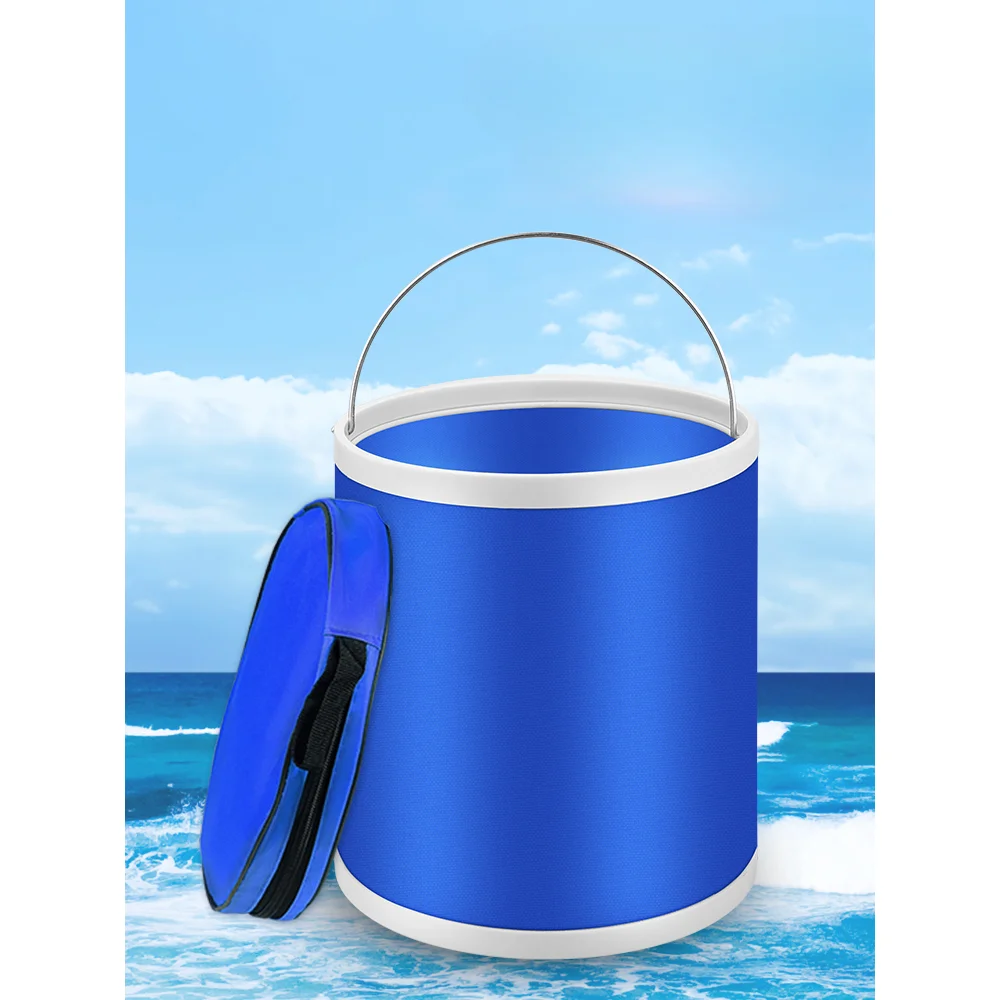 Folding Fishing Bucket Portable Retractable Car Wash Special Bucket Large Capacity Outdoor