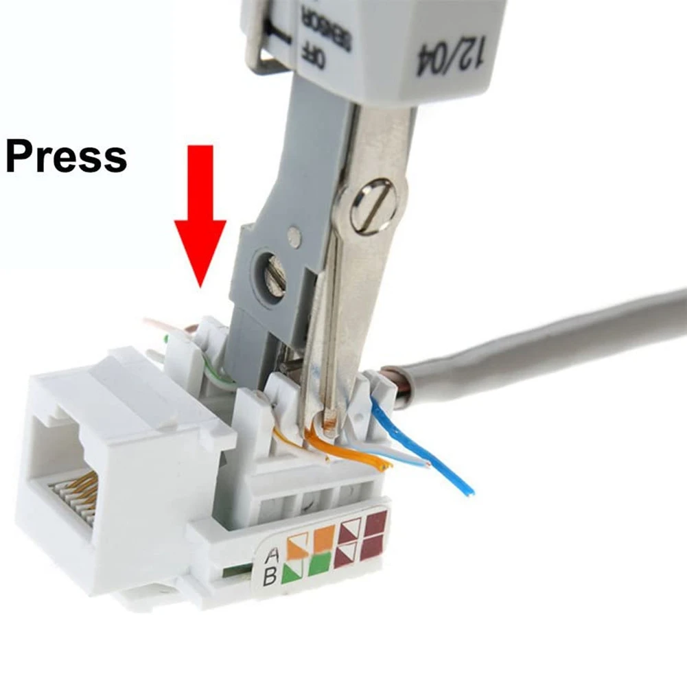 

Professional Punch Down Tool,IDC RJ45 RJ11 Cat5e Cat6 Network Telecom Phone Cable Socket Impact Terminal Insertion Tools-B91B