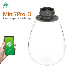 WEEK AQUA Mini7Pro-O LED Microlandscape Lighting COB 6500k 4000k 2700k Microlandscape Glass Vases Of Moss Succulents lamp