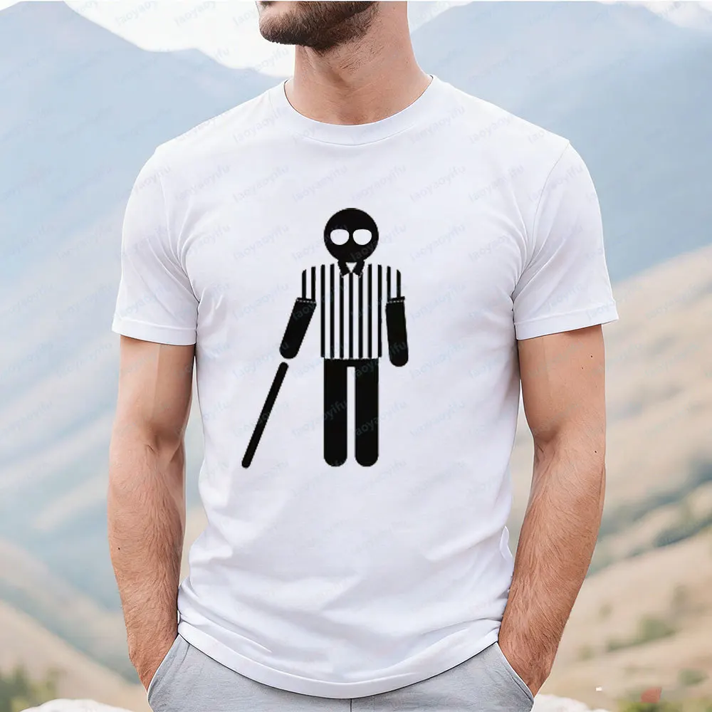 Blind Referee Shirt Funny Sports Shirts Ref You Suck Tee Basketball Football Lover Gift Graphic T Shirts Fan Gift for Him Tops
