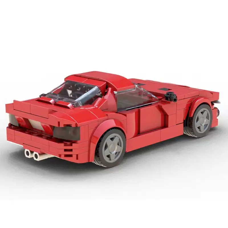 302 pièces nouveau modèle de voiture MOC blocs de construction huit grilles Viper GTS supercar bricolage blocs de construction éducatifs créatifs jouet cadeau de vacances