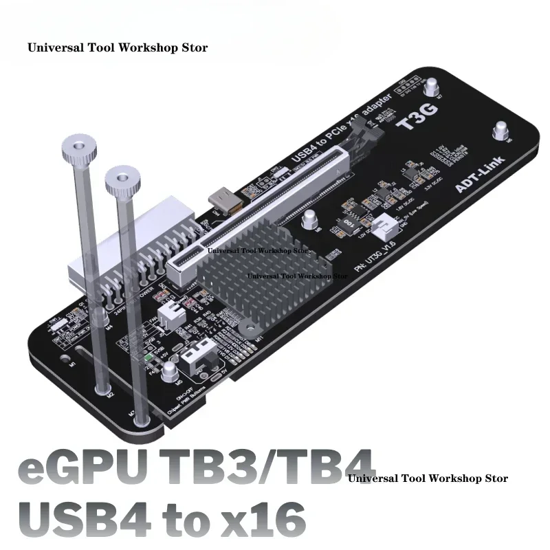 UT3G notebook graphics card external to USB4 PCIe4.0x4 docking station compatible with Raiden 3