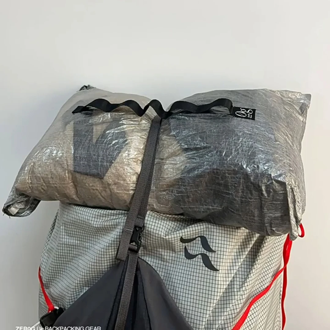 5L Ultralight Expandable Pack - 14g DCF Top/Side Attachment Storage Bag Waterproof Backpacking Gear Outdoor Tools