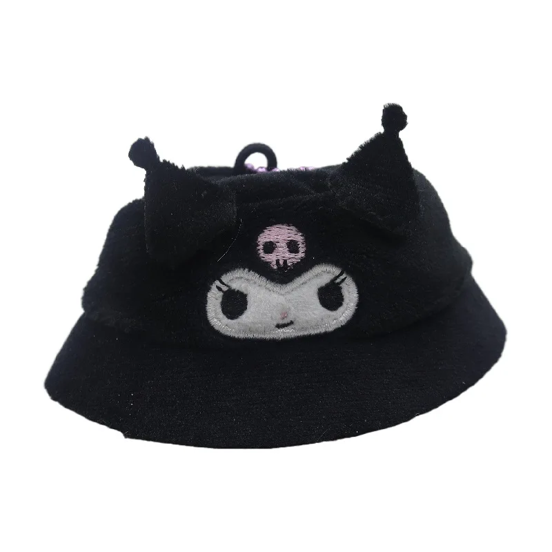 Hot New Cute Sanrio Hello Kitty Decorative Hat Hair Hoops Cartoon Kuromi Cinnamoroll My Melody Plush Toy Gifts Wholesale