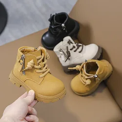 Kids Winter Boots Cotton Fabric Spring Autumn Children Shoes Baby Toddler Boys Girls Boots