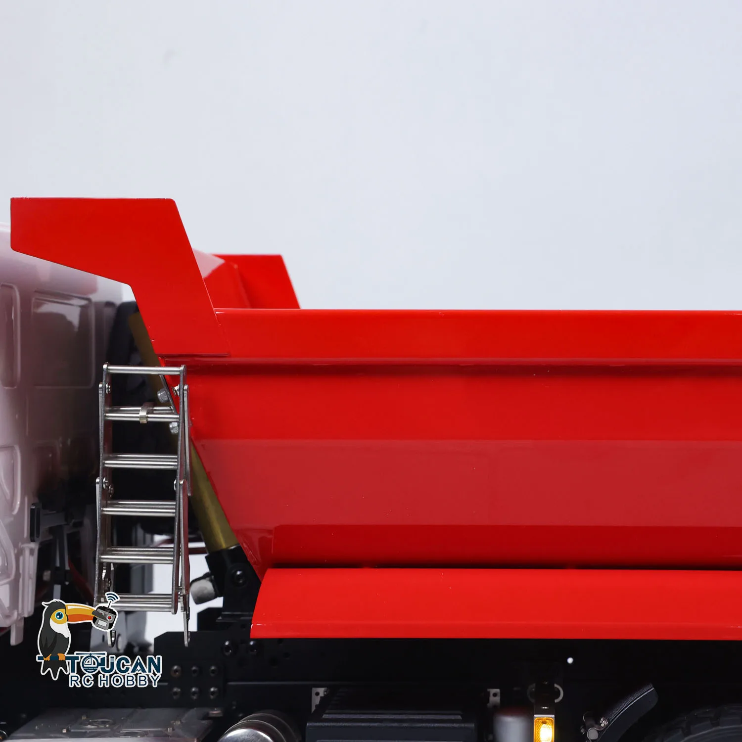 LESU 1/14 Hydraulic RC Dump Truck 6*6 RTR Radio Control Tipper 2Speed Gearbox Differential Lock Metal Chassis Flysky I6S Radio