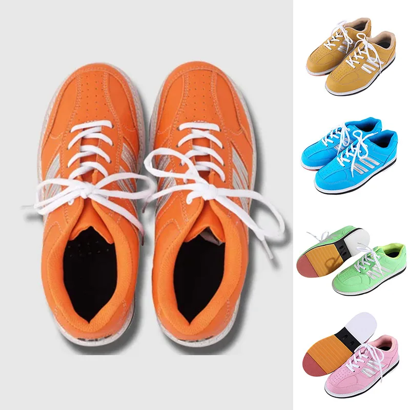 New Arrival Bowling Shoes for Women Men Anti-Slip Beginners Bowling Sneakers Unisex Couple Breathable Soft Sports Trainers 35-46