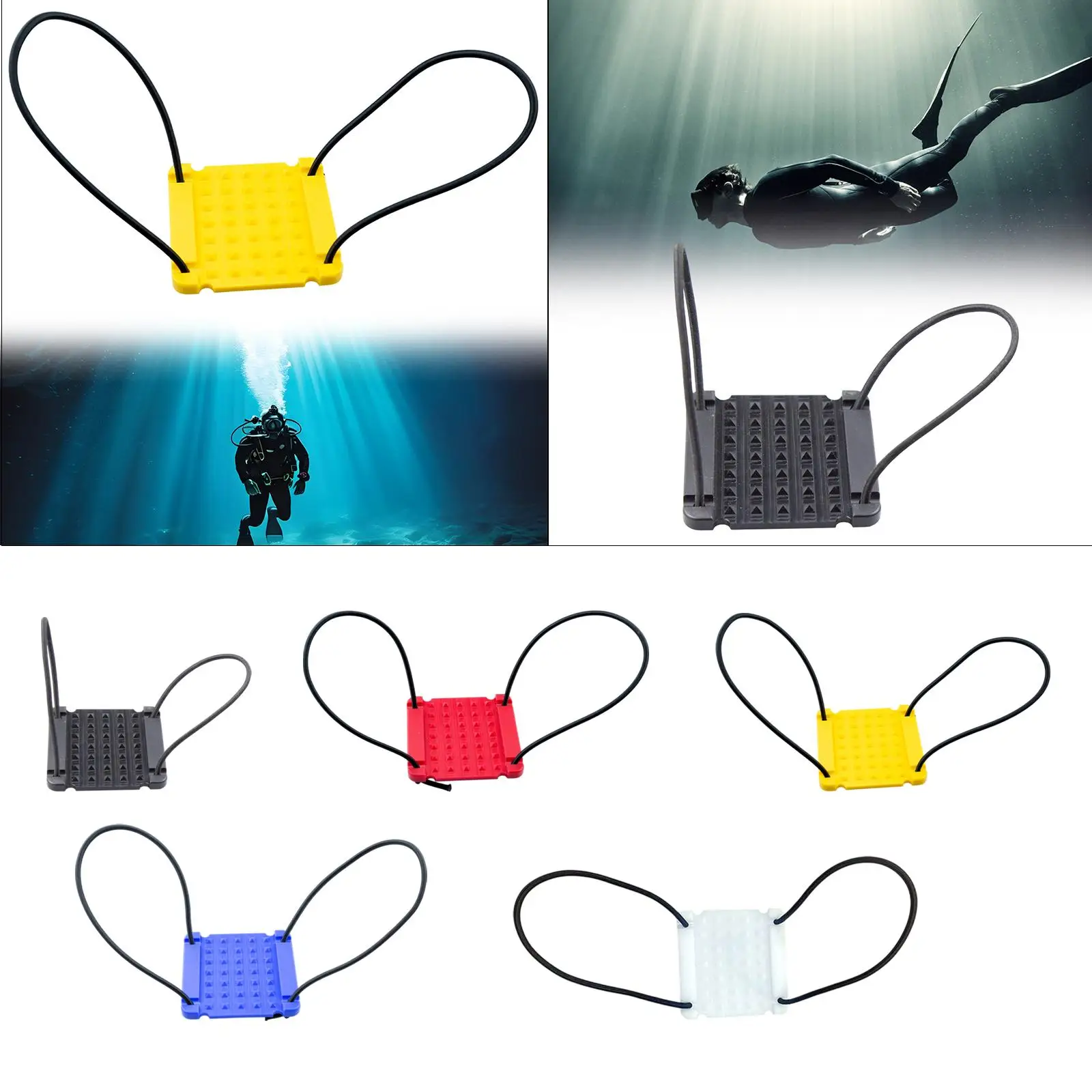 

Diving Weight Fixing Plate Dive Fixed Keeper Quick Release Dive Accessories Wear Resistant for Watersports Underwater