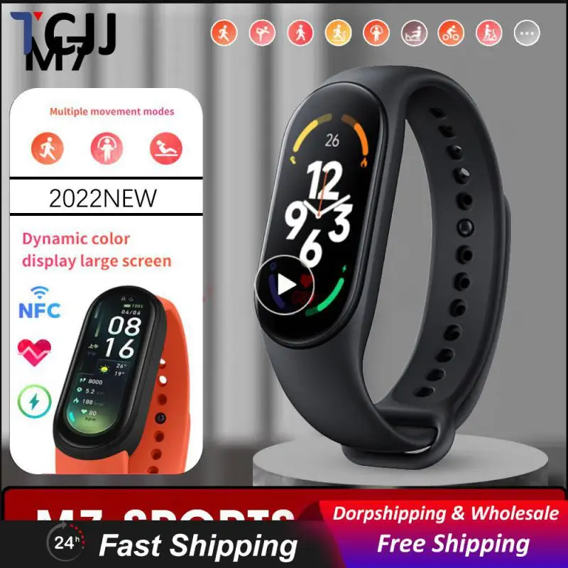 스마트 워치 대형 스크린 스포츠 팔찌, 스마트 팔찌, 심박수 혈압 모니터, 방진, 80mah, Ip67 방수 