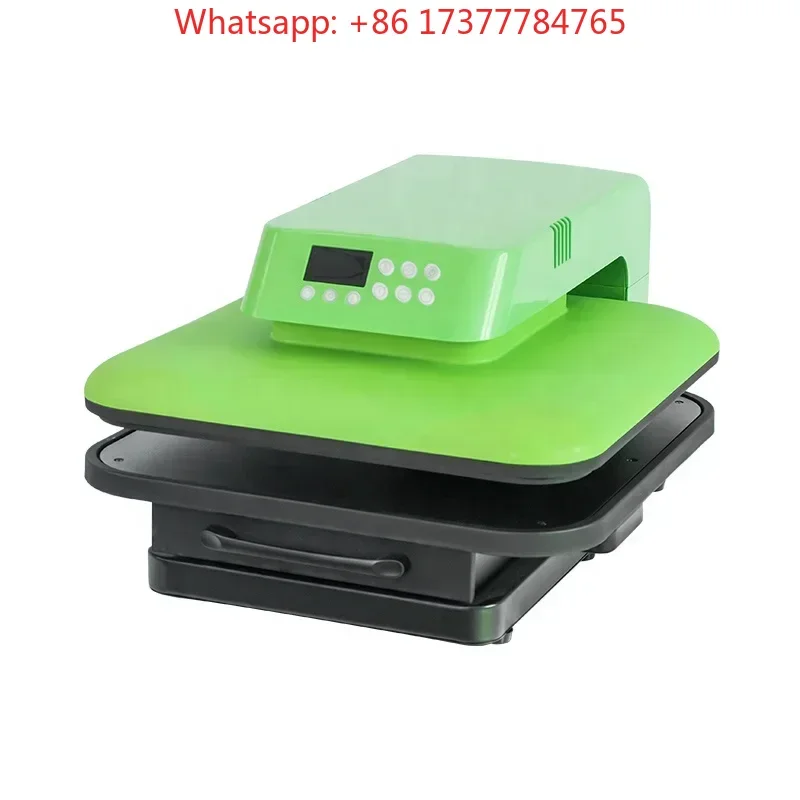 16x16In 1800w Auto Heat Press Electric Machine Automatic Pressure DIY Iron On Vinyl Sublimation for T-shirt Bag Fabric Clothe