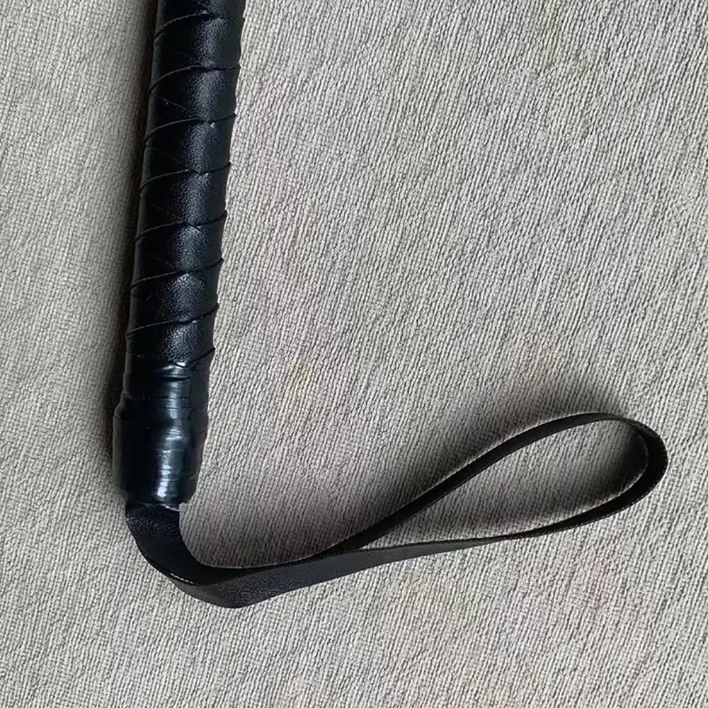 1 szt. Pałka do klapsów, bat jeździecki, przenośny skórzany pałeczek treningowy z uchwytem, 1,8 m, bat wyścigowy do jazdy konnej