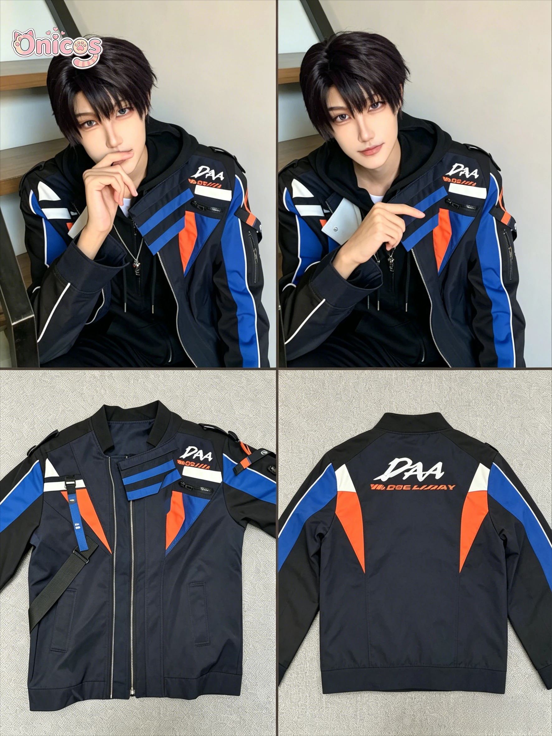 

Любовь и глубокий космос ‌ Калеб ‌ Костюм для косплея, игровой костюм, униформа, наряд для Хэллоуина и карнавала, мужской костюм Onicos