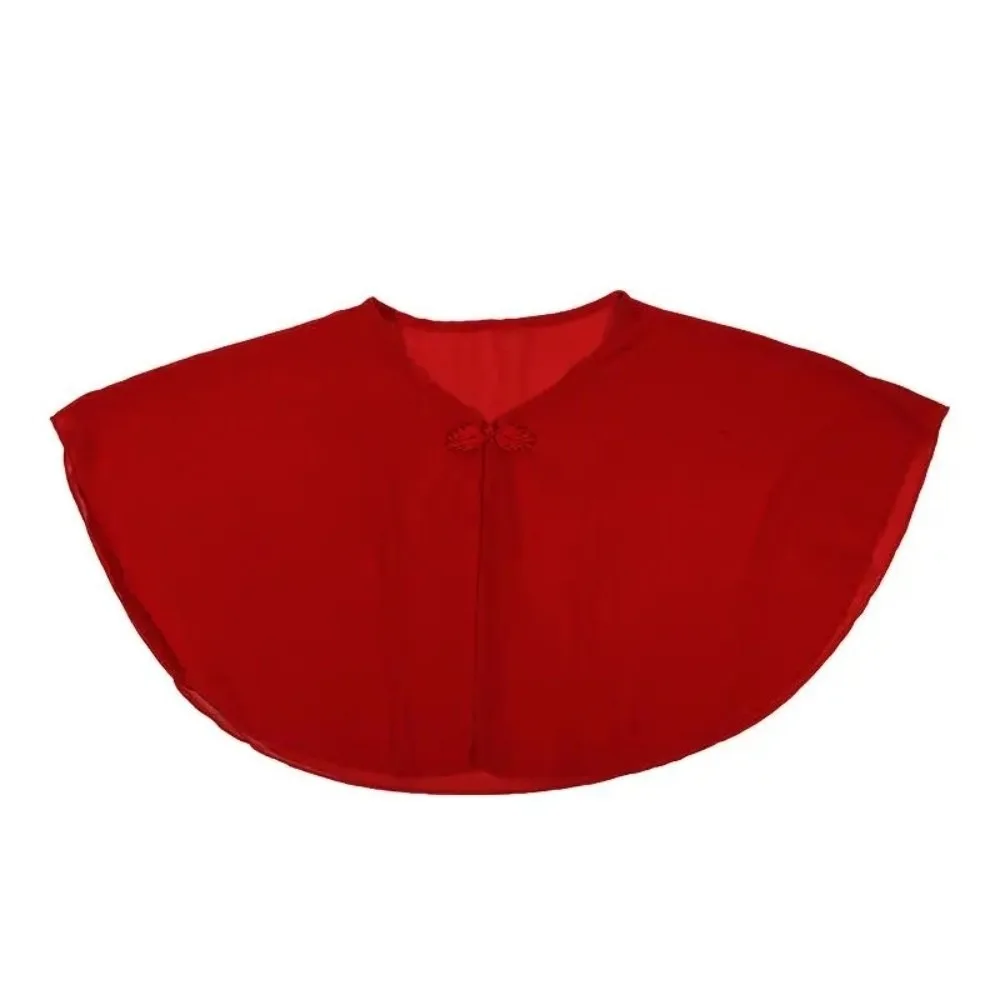 Sweet Breathable Chiffon Shawl Long Polyester Sunscreen Scarf Loose Large Seaside Vacation Cloak Gift