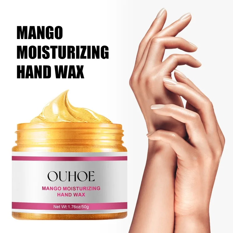 Mango idratante cera per le mani riparazione calli esfolianti Anti-età crema per le mani cura Scrub maschera per le mani terapia di paraffina cura della pelle