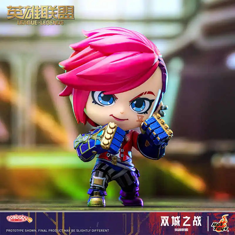 In Stock Hot Toys League Of Legends Battle Of Two Cities 2 Jinx Wei Cosbaby 10cm Mini Collection Doll Model Toy Christmas Gift