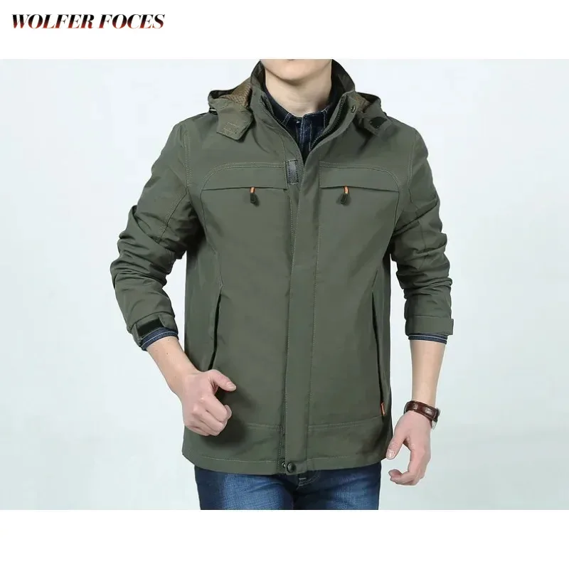 

Male Hooded Waterproof Men's Baseball Bomber Jersey Fashion Jackets Sports Sweat-shirts for Mens Coats Models Camping Winter Man