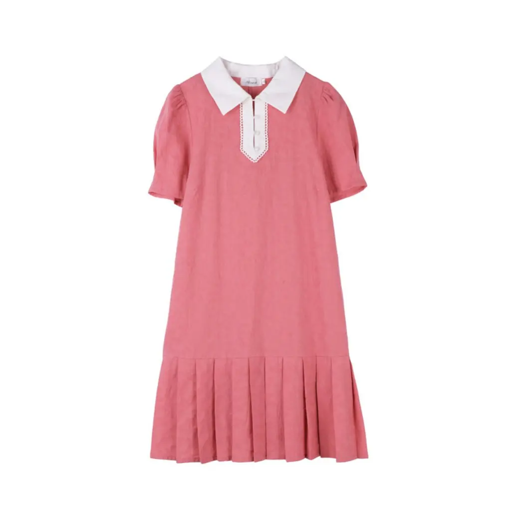 

K2011 свободное платье больших размеров для женщин, красивый художественный стиль с небольшими лацканами, цена для толстой одежды мм, 120 кг