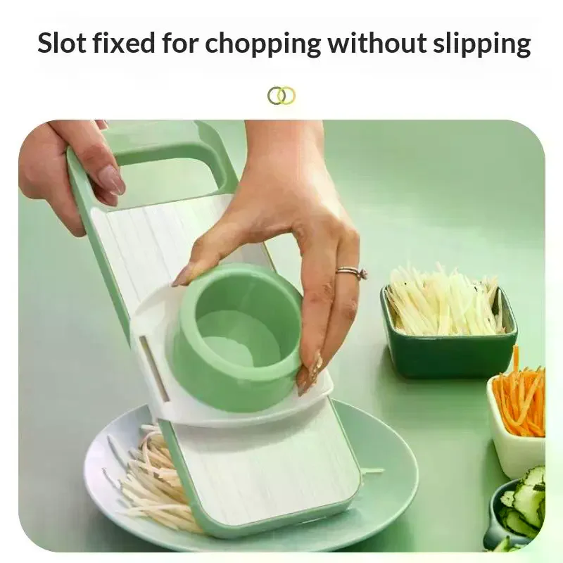 Versatile Kitchen Grater with 4-in-1 Board for Quick Shredding and Cutting Vegetables